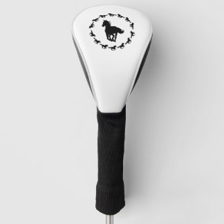Paardenontwerp Silhouette Golfheadcover