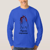  paardenontwerp voor T-shirt (Voorkant)