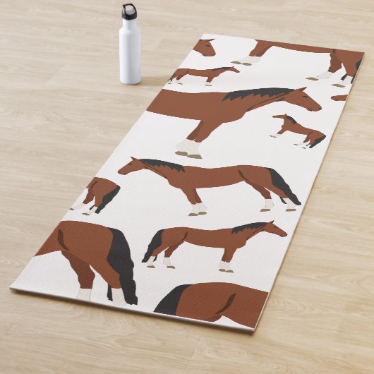 Paardenontwerp Yogamat (In situ)
