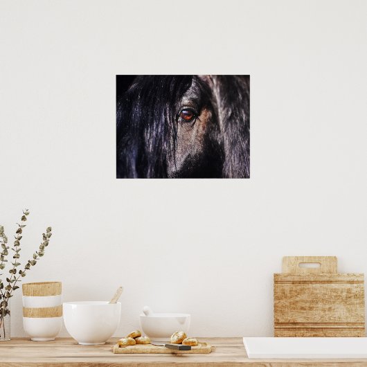 Paardenoog Poster (Keuken)