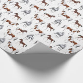 Paardenoverlooppapier Cadeaupapier (Hoek)