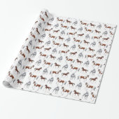 Paardenoverlooppapier Cadeaupapier (Uitgerold)
