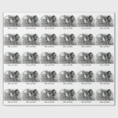 Paardenpaar, Potlood, Westerne bruiloft, Personali Cadeaupapier (Vlak)