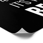 Paardenpaard en paardenliefhebber zwart poster (Hoek)