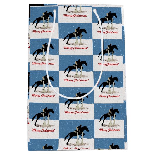  paardenpaard Jumper kerst Medium Cadeauzakje (Voorkant)