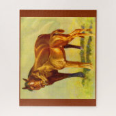 paardenpaard legpuzzel (Verticaal)