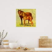 paardenpaard poster (Keuken)