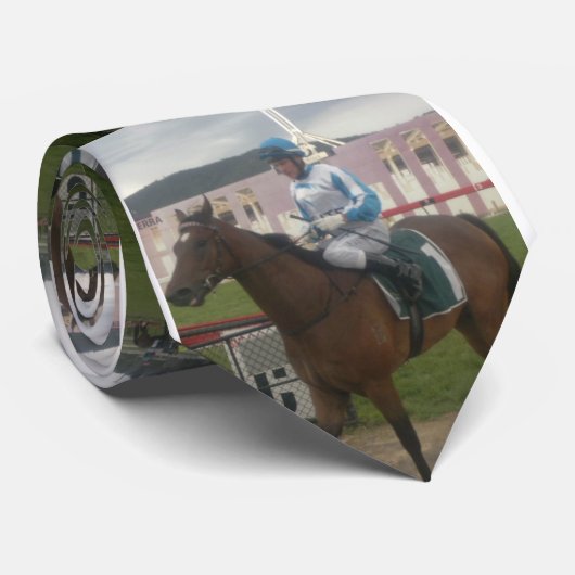 paardenpaard stropdas (Opgerold)