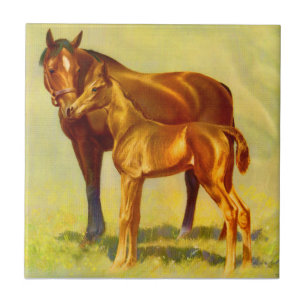 paardenpaard tegeltje
