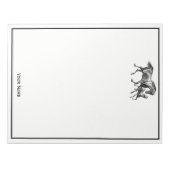 Paardenpaarden Moeder Baby Foal Framed Notitieblok (Voorkant)