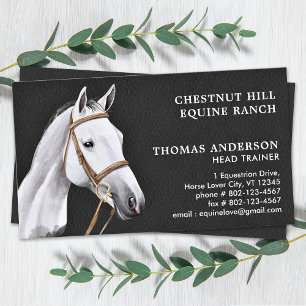 Paardenpaarden Professioneel gepersonaliseerde paa Visitekaartje