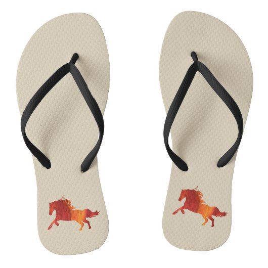 Paardenpaarden Teenslippers (Voetbed)