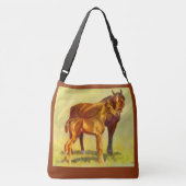 paardenpaardje crossbody tas (Achterkant)