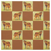 paardenpaardje stof (Swatch)