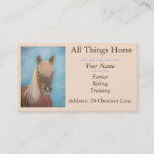 paardenpaardje visitekaartje (Voorkant)