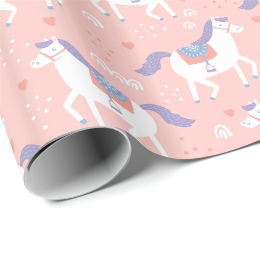 Paardenpakpapier Cadeaupapier (Rol Hoek)