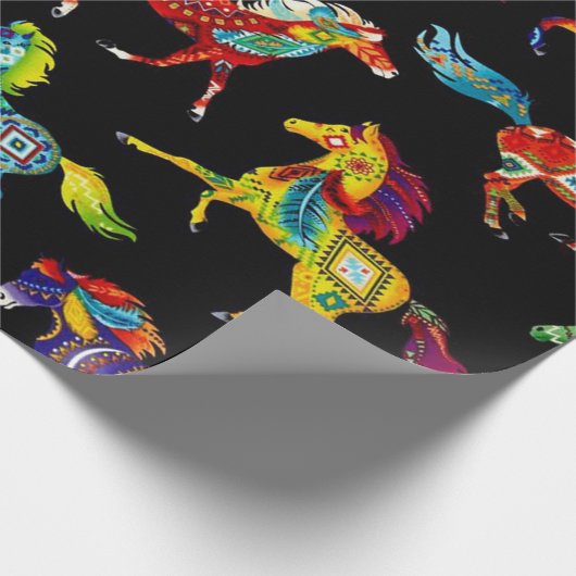 Paardenpakpapier Cadeaupapier (Hoek)