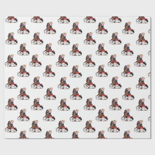 Paardenpakpapier Cadeaupapier (Vlak)