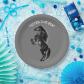 Paardenpapier Borden met aangepaste tekst Papieren Bordje (Feest)