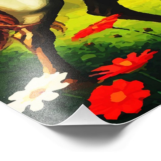 PAARDENPARADIJS FOTO AFDRUK (Hoek)