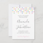 paardenparen met zoete haren WEDDING SHOWER pastel Kaart (Voorkant)