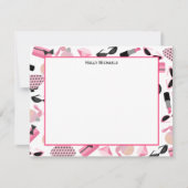 Paardenparfum- en lipstick-platte notities (Voorkant)