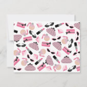 Paardenparfum- en lipstick-platte notities (Achterkant)