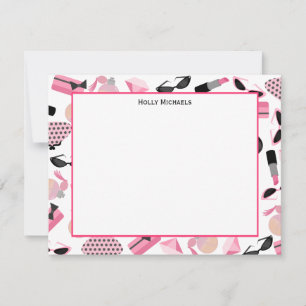 Paardenparfum- en lipstick-platte notities