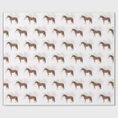 Paardenparkdieren met een partij cadeaupapier (Vlak)