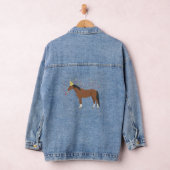 Paardenparkdieren met een partij denim jacket (Hangar)