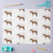 Paardenparkdieren met een partij tissuepapier (Craft)