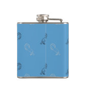 paardenpatroon heupfles (Achterkant)