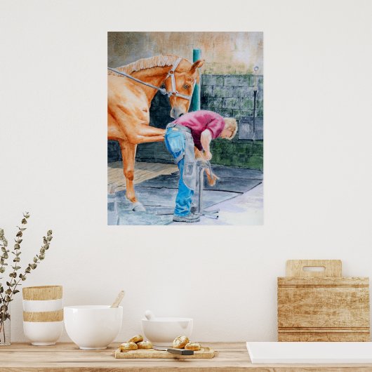Paardenpedicure Poster (Keuken)
