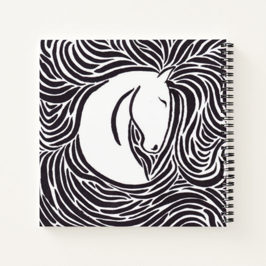 Paardenpenseel Notitieboek (Achterkant)