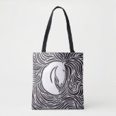 Paardenpenseel Tote Bag (Voorkant)