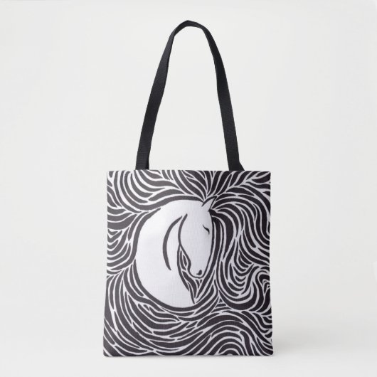 Paardenpenseel Tote Bag (Voorkant)