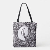 Paardenpenseel Tote Bag (Achterkant)