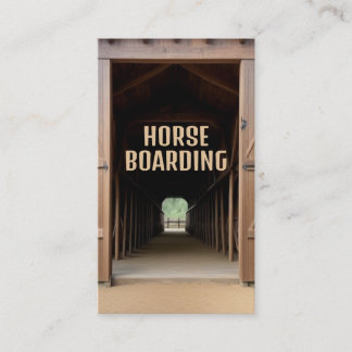 Paardenpension Visitekaartje