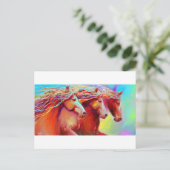 paardenpestpaardenpeper briefkaart (Staand voorkant)