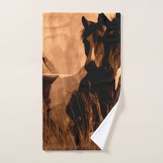 Paardenpitten Bad Handdoek (Handdoek)