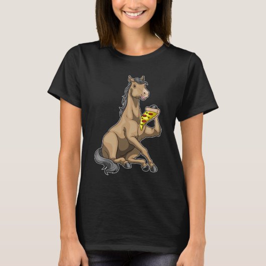 Paardenpizza T-shirt (Voorkant)