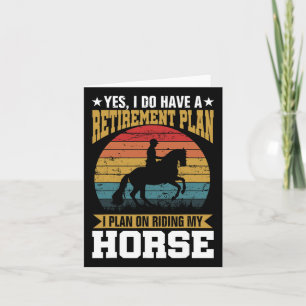 Paardenplan voor uittredingspaarden Horse Lover Fu Kaart