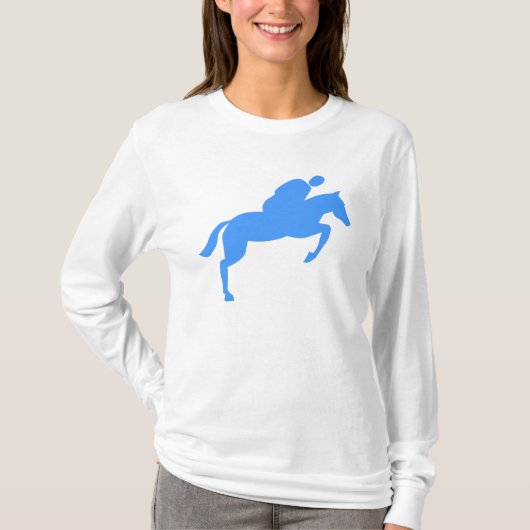 Paardenpompen - Baby Blue T-shirt (Voorkant)