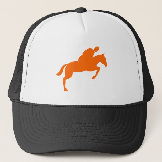 Paardenpompen - Oranje Trucker Pet (Voorkant)