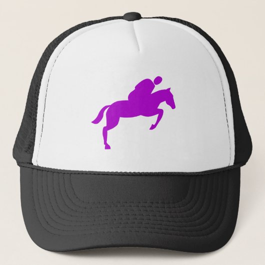 Paardenpompen - Paars Trucker Pet (Voorkant)