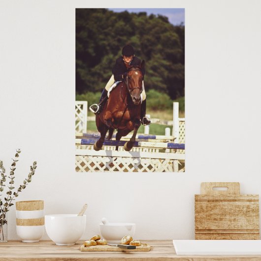 Paardenpompwedstrijd - poster (Keuken)