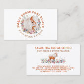 PaardenPony Ride Walk Breed Boerderij Visitekaartje (Voorkant / Achterkant)