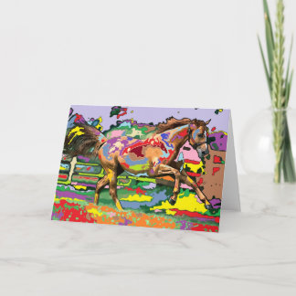 Paardenportret 3 kaart