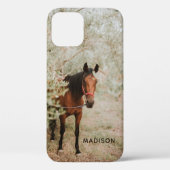 Paardenportret Aangepast paardendier Aangepast op Case-Mate iPhone Case (Achterkant)