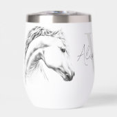 Paardenportret Dierentekening Ruiterkunst Naam (Voorkant)